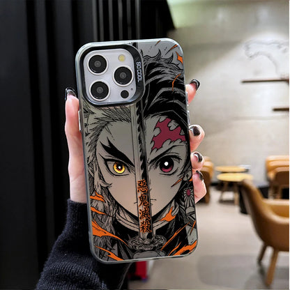 Phone Case for DEMON SLAYER TANJIRO GIYUU RENGOKU iPhone 12 17 Air Pro Max 16 15 11 14 13 Pro Max XS X XR Plus 8 7 SE 2020 Cover