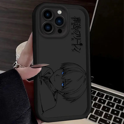 Anime Frieren Cute Fern Silicone Phone Case For iPhone 17 Air 16 16E 15 14 13 12 11 Pro Max X XS X S Max XR SE 2020 SE4 7 8 Etui