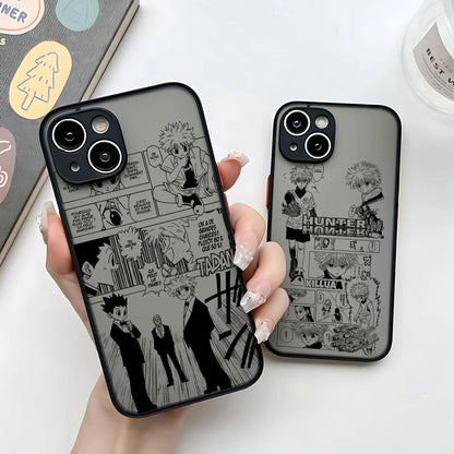 Anime New Hunter x Hunter Phone Case For iPhone 17 16e 16 15 14 13 12 11 Pro Air Max X XR XSMax 7 8 Plus Matte Clear Back Cover