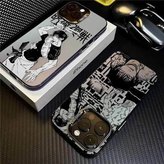J-Jujutsu Toji Kaisen F-Fushiguro  For iPhone 17 16 15 14 13 12 11 Pro MAX Matte Shockproof Back Anti Fall Matte Cover