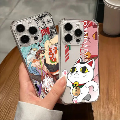 Dandadan Anime Hot New Phone Case For iPhone 17 16e 16 15 14 13 12 11 Mini Air Pro Max X XR XSMax 7 8 Plus Anti Fall Transparent