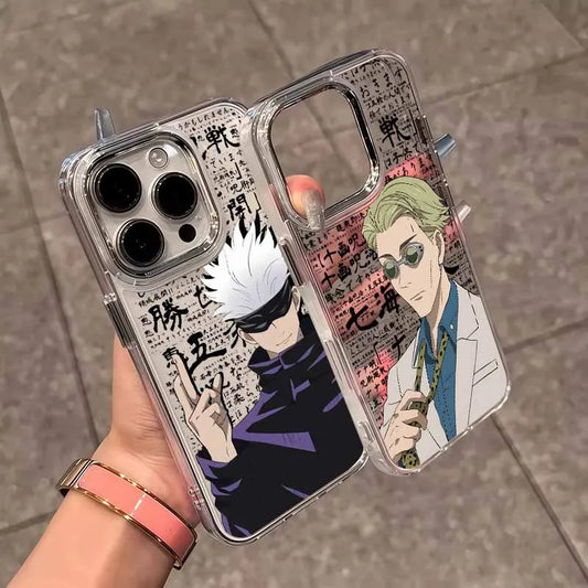 Anime J-ujutsu K-aisen Phone Case For Apple iPhone 17 AIR 16E 15 14 13 12 11 Pro Max Plus Transparent Soft Cover