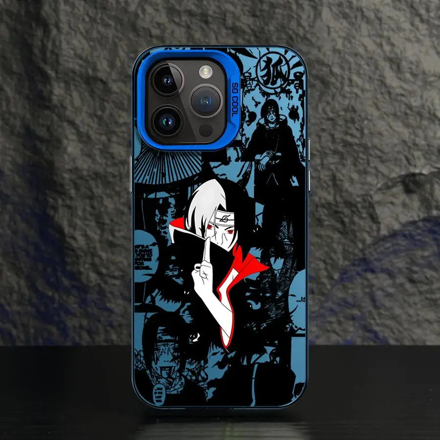 N-N-arutos-Akatsukis-ITACHI Phone Case for iPhone 16e 11 12 13 Pro Max 17 Air 14 15 16 Plus Soft Cover