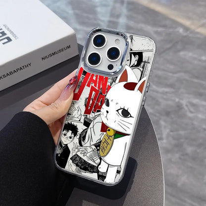 New DanDaDan Anime Phone Case For iPhone 17 16e 16 15 14 13 12 11 mini Pro Max X XR XSMAX 8 7 Air Plus Transparent Soft Cover