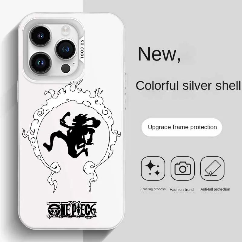 One Piece Anime Luffys Phone Case For iPhone 17 17e 16e 16 15 14 13 12 11 mini Pro Max XSMAX Air Plus Anti Fall Matte Back Cover