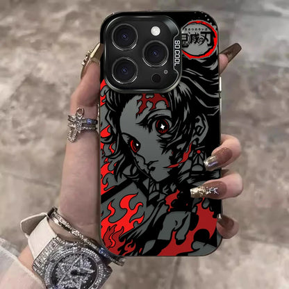 Phone Case for Demon Slayer Anime Tanjiro Kamado iPhone 12 17 Air Pro Max 16 15 11 14 13 Pro Max XS X XR Plus 8 7 SE 2020 Cover