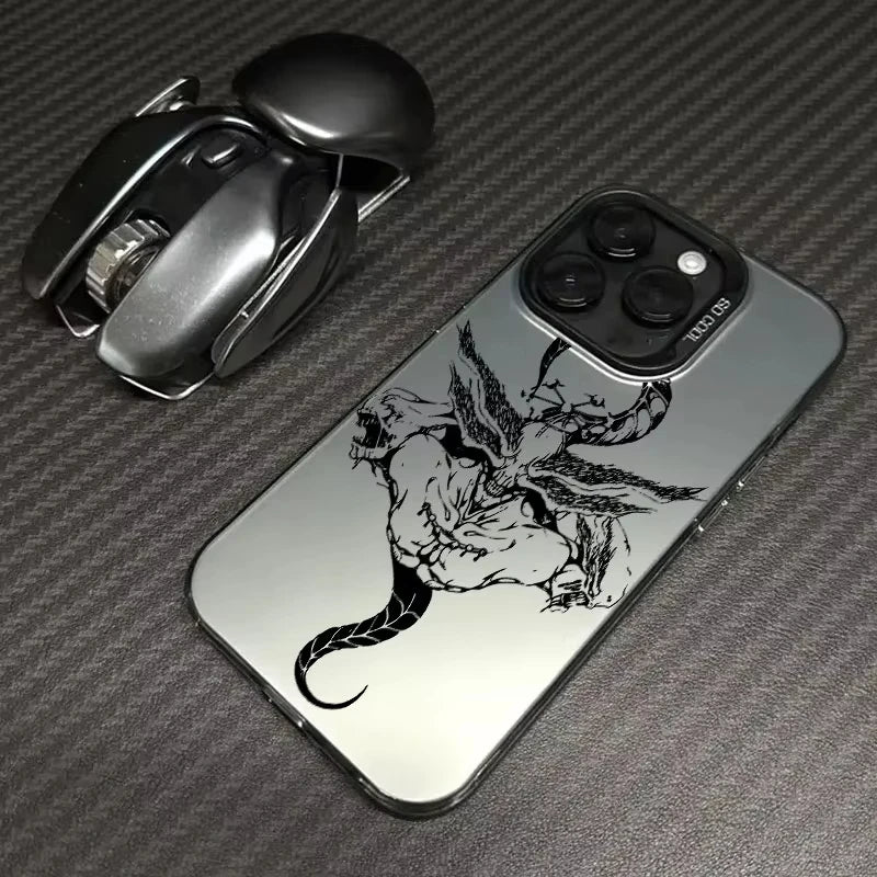 Mahoraga Toji Fushiguro Jujutsu Phone Case For iPhone 17 16e 16 15 14 13 12 11 mini Pro Max X XR 8 7 Air Plus Anti Fall Matte