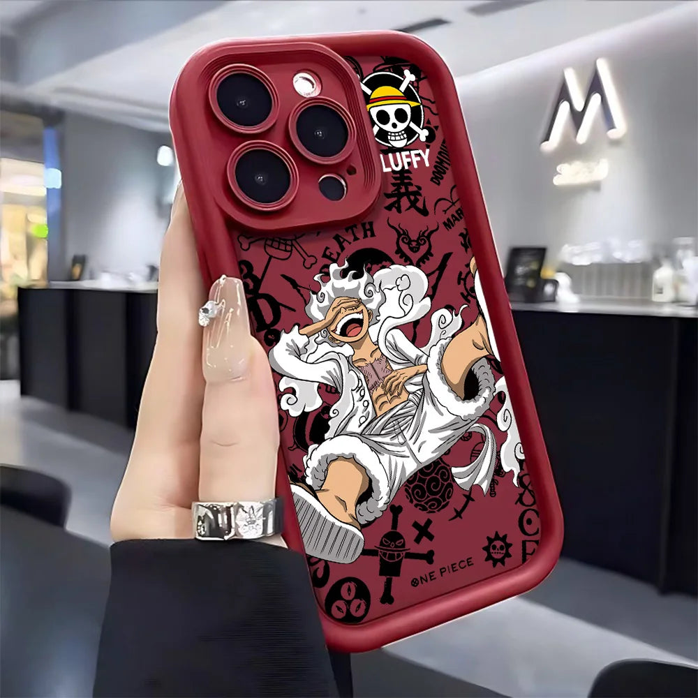 Anime O-Ones Pieces Luffys Zoros Phone Case for IPhone 17e 17 16e 16 15 14 13 12 11 Air Pro Max Mini XR Plus Soft TPU Back Cover