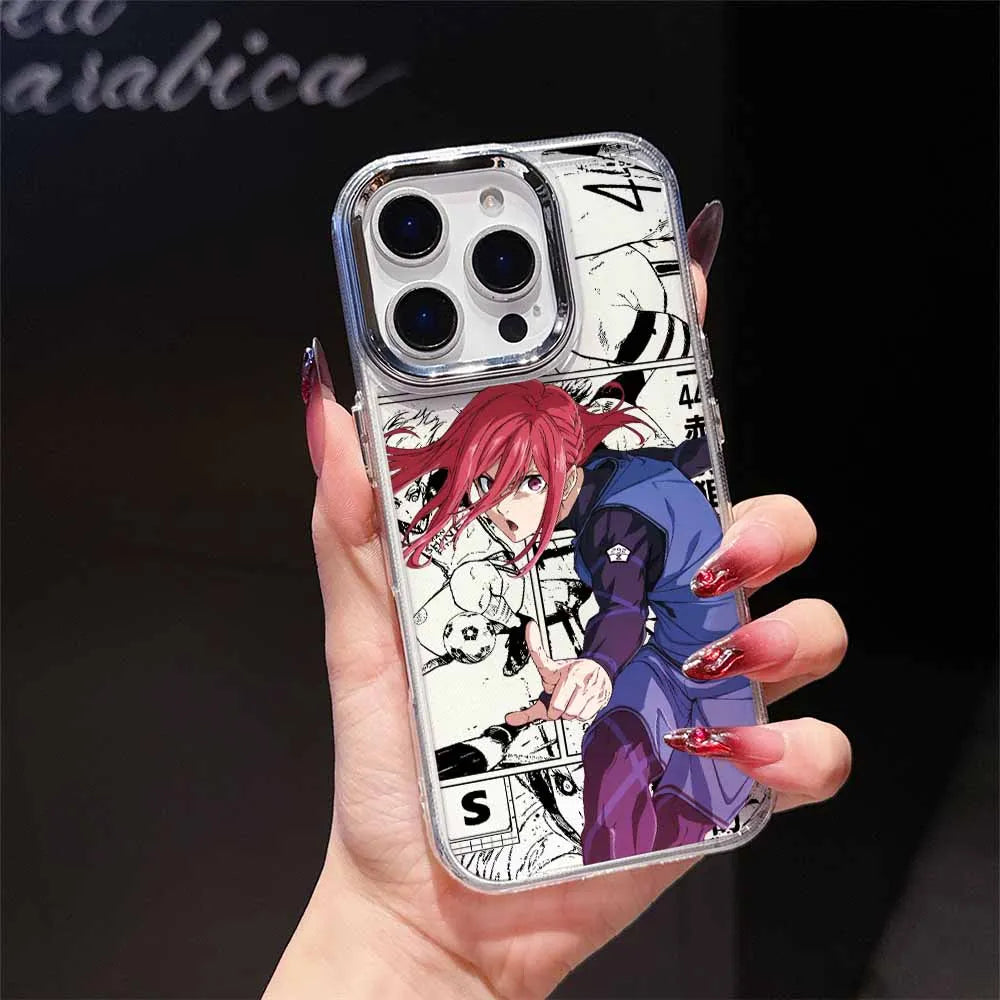 COOL B-BLUE LOCKS S-Seishiro Nagi Phone Case For Apple iPhone 17 AIR 16E 15 14 13 12 11 Pro Max Plus Transparent Soft Cover