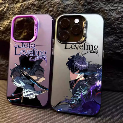 Anime Solos Levelings Phone Case For iPhone 16 15 14 13 12 11 Pro Max X XR XSMAX 8 7 Plus Matte Shockproof Back Anti Fall Cover