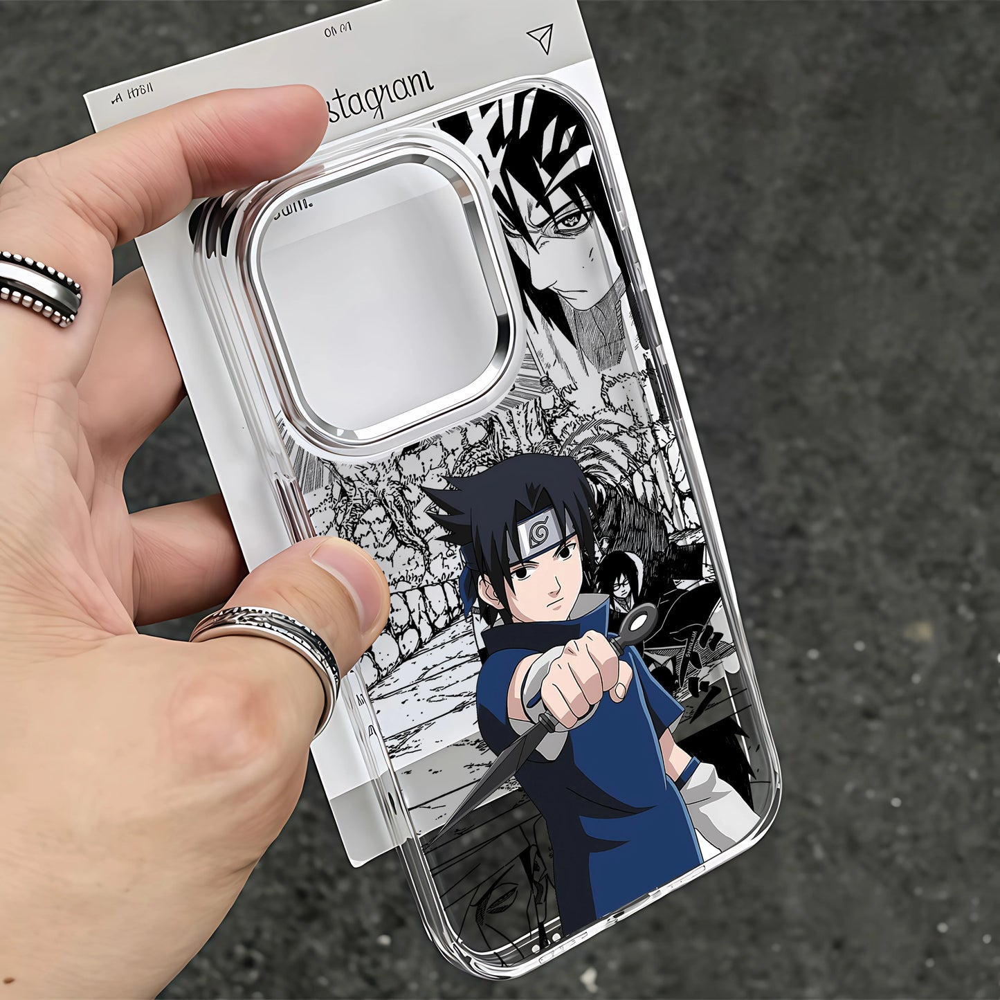 Anime Uchihas Sasukes Phone Case For iPhone 17e 17 16e 16 15 14 13 12 11 mini Pro Max X XR XSMAX 8 7 Air Plus Clear