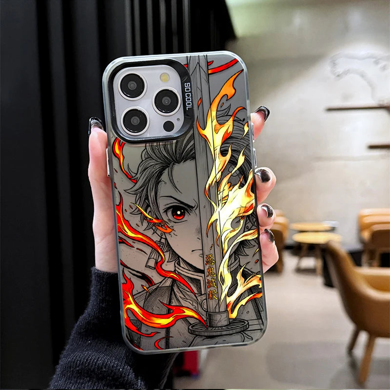 Anime Giyu Tanjiro Demon Slayer Phone Case for Xiaomi Redmi Note 15 14 13 12 10 9 Pro Plus 4G 5G 12S 11S 10S  9S Matte Cover