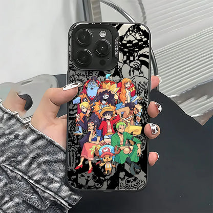 ONES PIECES Luffys Phone Case For iPhone 17 17e 16e 16 15 14 13 12 11 mini Pro Max X XR XSMAX 8 7 Air Plus Anti Fall Matte