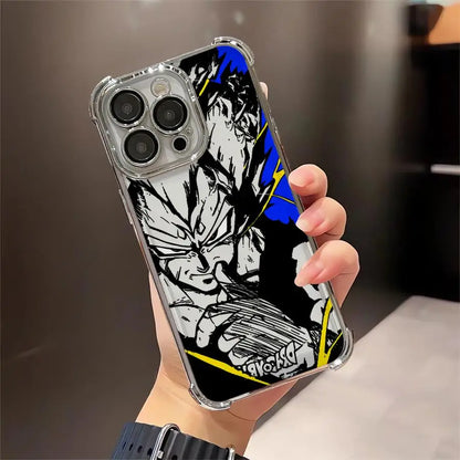 Dragon Ball Vegeta Kakarot Goku Soft Phone Cover Case for iPhone 14 16 Pro Max 13 15 Plus 11 12 17 Air