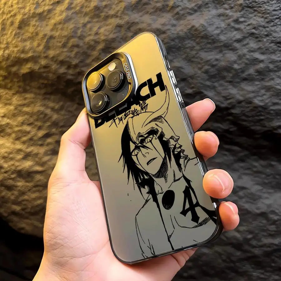 Anime Ulquiorra Cifer Soft Shell Case for Apple iPhone 16Pro 14Pro 15 XR 13 Pro MAX XS MAX 16e 11 12 14