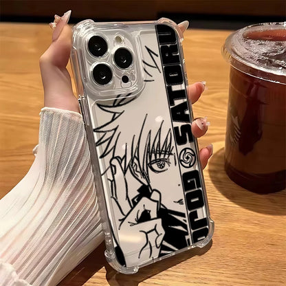 Anime Jujutsus Kaisens Gojo Phone Case For iPhone 17 Air 16 e 15 14 13 12 11 Pro Max Plus Mini SE 2020 2022 Shockproof Cover