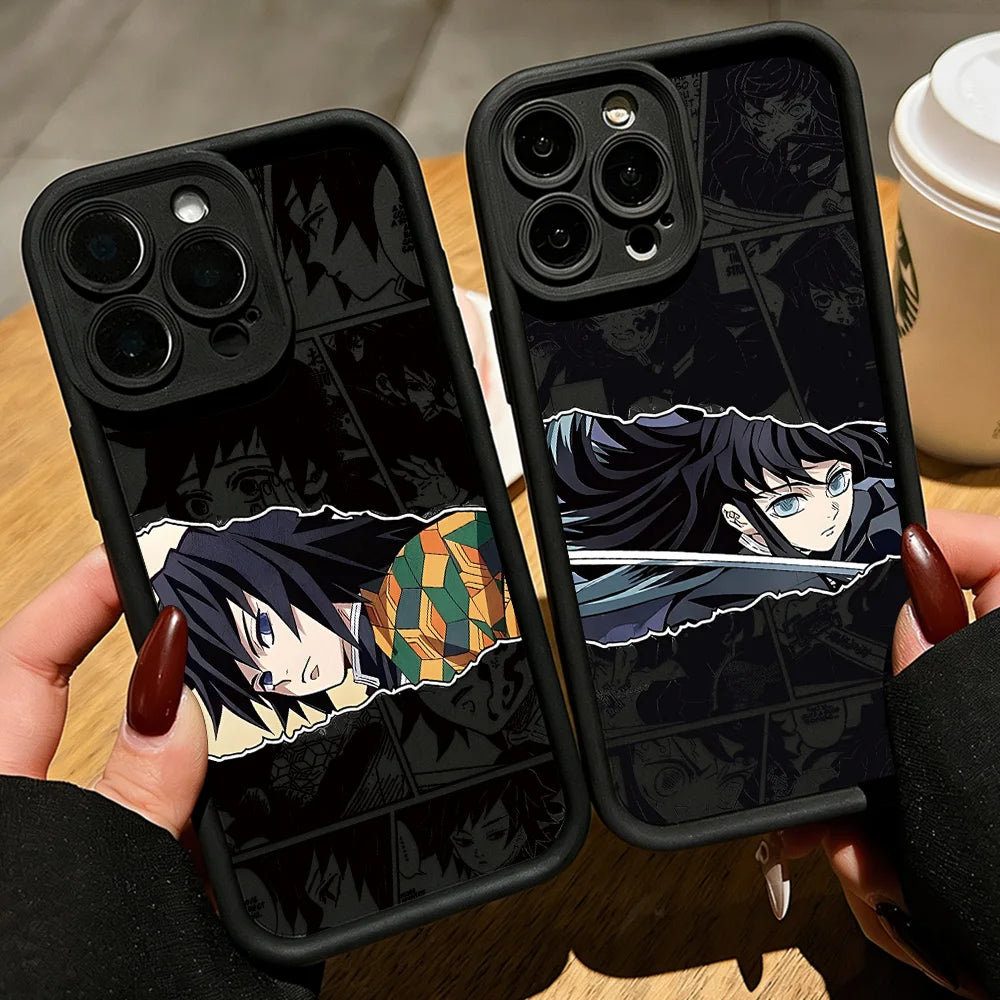 Anime D-DemonS Cool S-SlayerS Hot Phone Case For IPhone 17 16e 16 15 14 13 12 11 Air Pro Max Mini Plus Soft TPU Back Cover