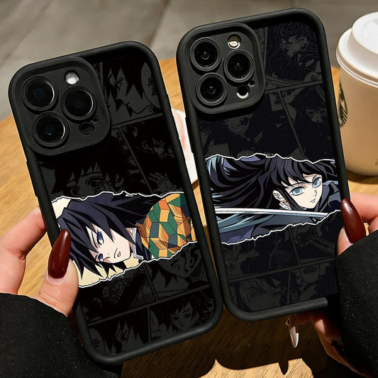 Anime D-DemonS Cool S-SlayerS Hot Phone Case For IPhone 17 16e 16 15 14 13 12 11 Air Pro Max Mini Plus Soft TPU Back Cover