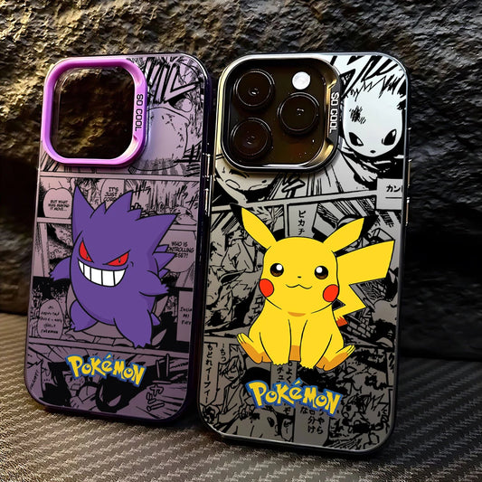 Cartoon P-Pokemon Phone Case For iPhone 16e 16 15 14 13 12 11 mini Pro Max X XR XSMAX 8 7 Plus Anti Fall Matte Back Cover