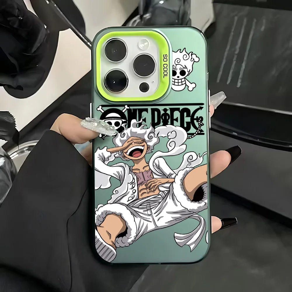 Anime Ones Pieces Nika Luffys Phone Case for IPhone 17 17e 16e 16 15 14 13 12 11 Pro Max Air Plus Anti Fall Matte Back Cover