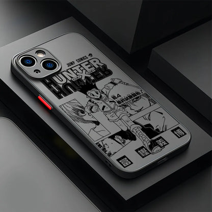Anime New Hunter x Hunter Phone Case For iPhone 17 16e 16 15 14 13 12 11 Pro Air Max X XR XSMax 7 8 Plus Matte Clear Back Cover