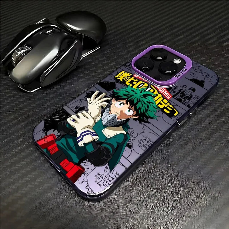 Anime My Hero Academia Phone Case For iPhone 17 16e 16 15 14 13 12 11 mini Pro Max X XR XSMAX 8 7 Air Plus Anti Fall Matte Back