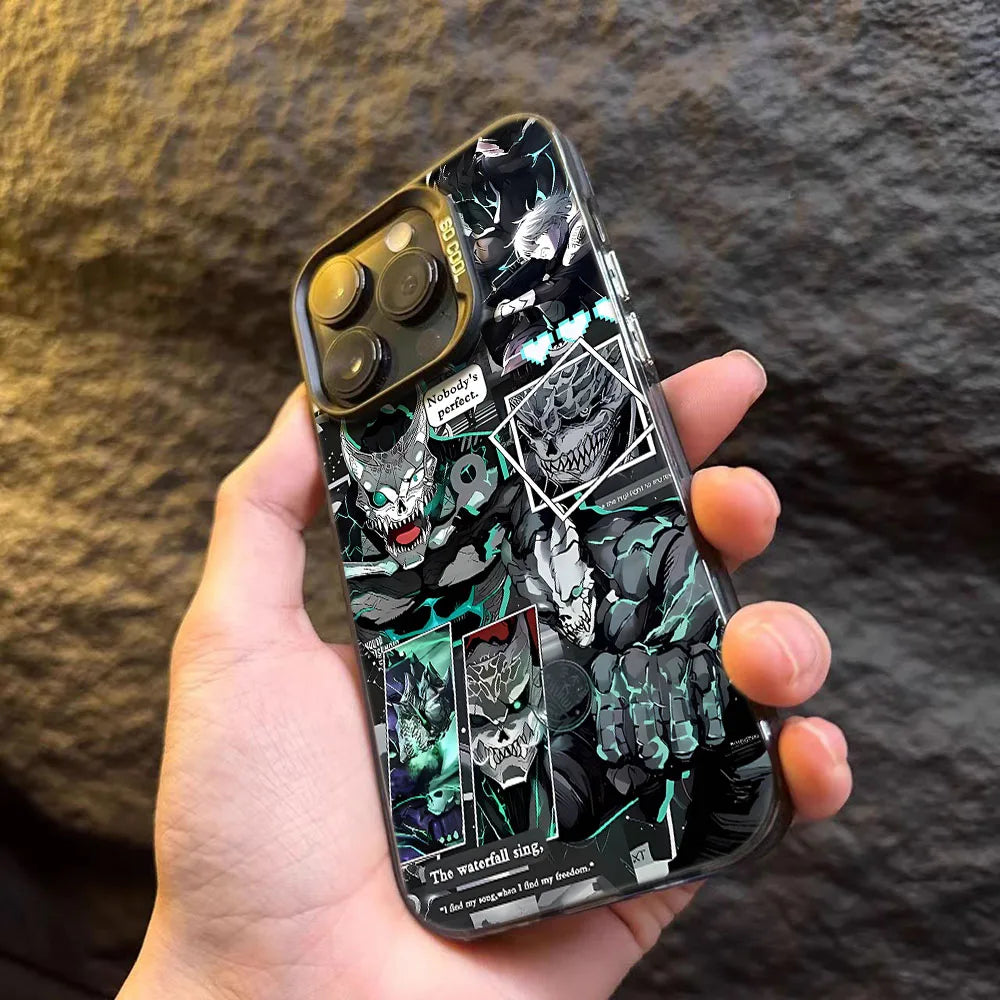Hot Anime Kaiju No. 8 Phone Case for Samsung Galaxy A37 A57 A17 A07 A16 A06 A35 A55 A25 A05S A15 A56 A54 A36 A34 A24 A26 4G 5G
