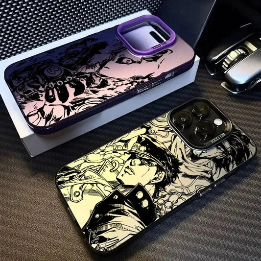 Anime JoJos Bizarre Adventure Phone Case For iPhone 17 16e 16 15 14 13 12 11 mini Pro Max XR XSMAX 8 7 Air Plus Anti Fall Matte
