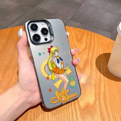 New Anime M-Moons s-Sailors Phone Case For iPhone 16 15 14 13 12 11 Pro Max X XR XSMAX 8 7 Plus Candy Matte Shockproof Cover