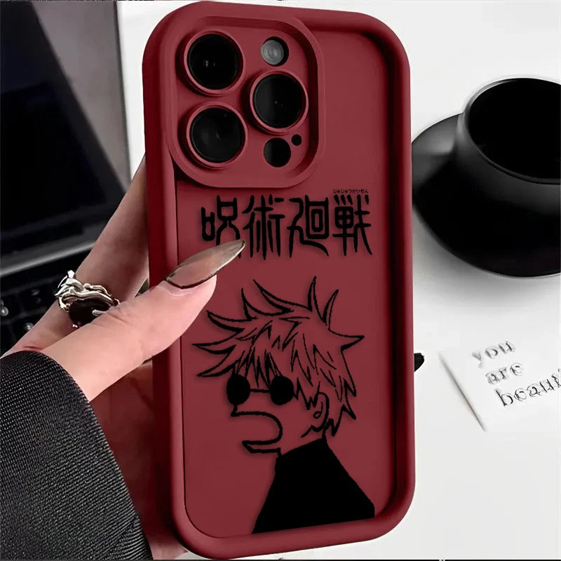Jujutsu Kaisen Anime Phone Case For vivo Y28 Y03 Y17s Y19s Y100 Y78 Y36 Y27 Y16 Y77 Y75 Y35 Y22s Y02 Y72 Y76 4G 5G Cover