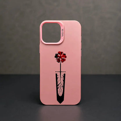 Black Clover logo Phone Case For iPhone 11/12/13/14/15/16/17 Pro Max Color Gradient TPU Case Shockproof Cover