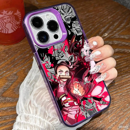 K-Kimetsus No Y-Yaibas Phone Case For IPhone 17 16 15 14 13 12 Mini 11 8 7 Pro Max Plus Colorful Phone Case