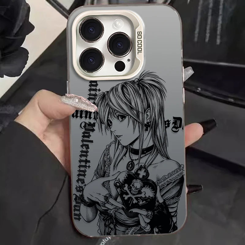 Anime Deaths Note Phone Case For iPhone 17 17e 16e 16 15 14 13 12 11 mini Pro Max X XR XSMAX Air Plus Anti Fall Matte Back Cover