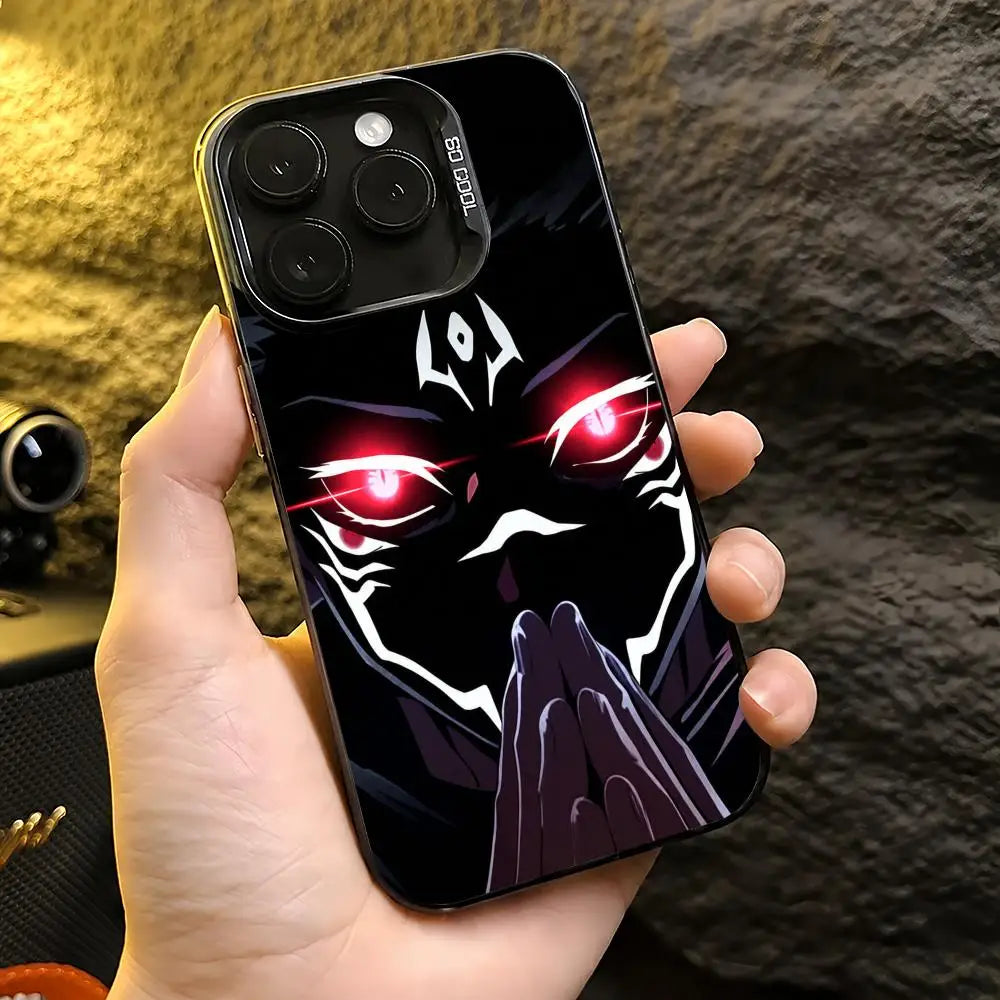 Jujutsu Kaisen Merchandise Phone Case For iPhone 11/12/13/14/15/16/17 Pro Max Color Gradient TPU Case Shockproof Cover