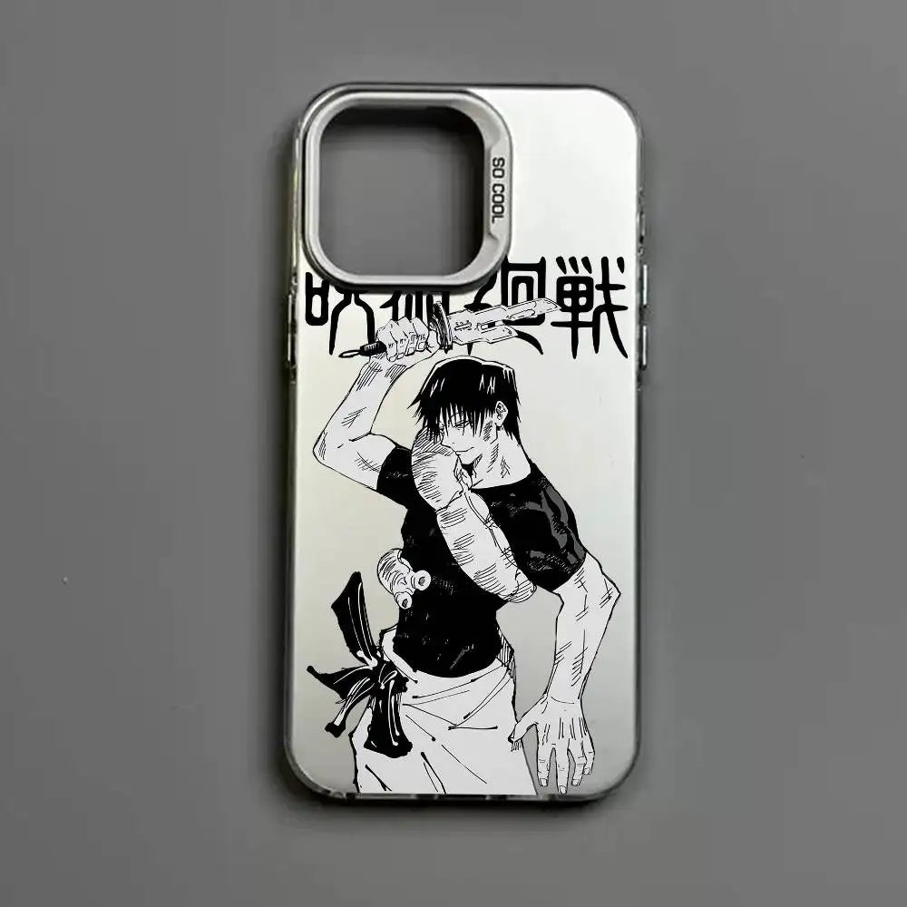 J-Jujutsu Toji Kaisen F-Fushiguro  For iPhone 17 16 15 14 13 12 11 Pro MAX Matte Shockproof Back Anti Fall Matte Cover