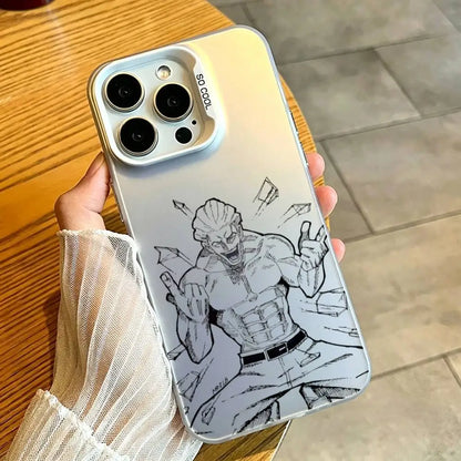 Kinji Hakari Jujutsu   Phone Case For iPhone 17,16,15,14,13,12,11,Mini,Pro,E,MAX White Candy Matte Cover