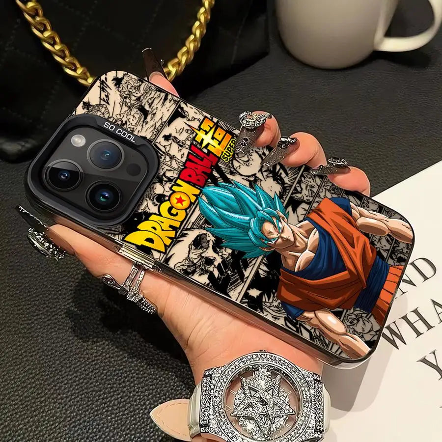 Dragon Ball Anime Vegeta Soft Shell Phone Case for iPhone 17 13 17Air 11 14 15 16 Plus Pro Max 16e 12