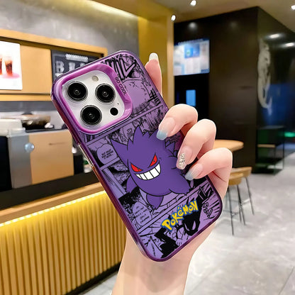 Anime Pokémons Hot Pikachus Phone Case For iPhone 16 15 14 13 12 11 mini Pro Max X XR XSMAX 8 7 Plus Anti Fall Matte Back Cover