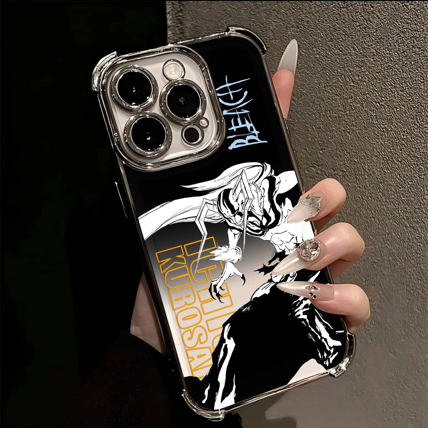 Hot Anime B-Bleachs IchigoesPlating Case for IPhone 16 15 14 13 12 11 Pro Max X XR XSMax 7 8 6 Plus Anti-Fall Airabag Back Cover