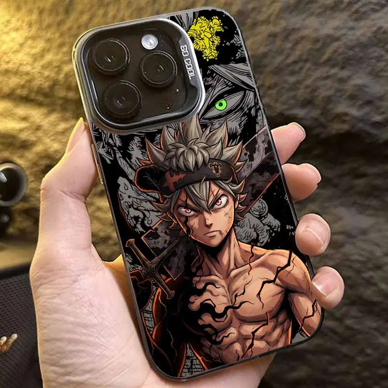 Asta Black Clover For Apple iPhone 17 16E 16 15 14 13 12 mini Pro Max Plus Cover Funda Siliconea Soft Capa Colorful Phone Case