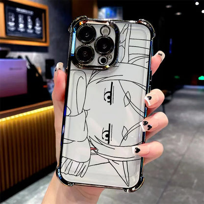 Hot Japan Anime Comics Frieren Plating Phone Case For iPhone 16e 16 15 14 13 12 11 Pro Max X XR 7 8 6 Mini Plus Anti-Fall Cover