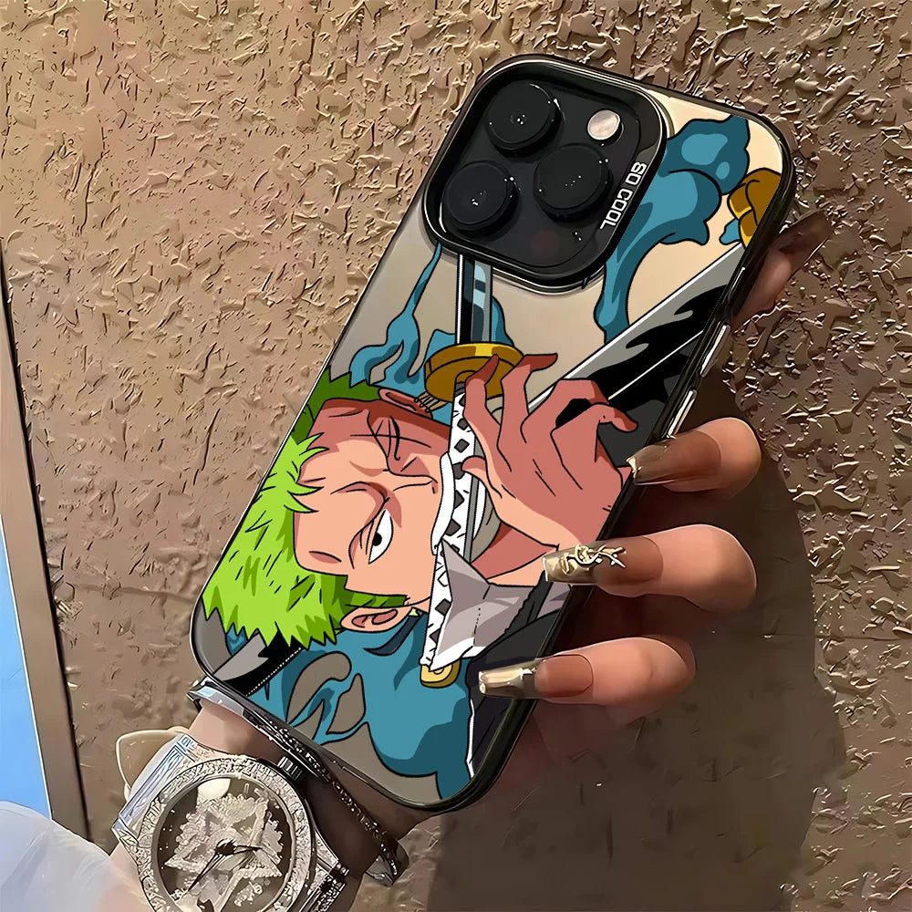 Anime Ones Pieces Luffys Zoros Phone Case for IPhone 17 17e 16e 16 15 14 13 12 11 Pro Max Air Plus Anti Fall Matte Back Cover
