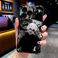 Anime cool Tokyo Ghoul Plating Phone Case For iPhone 17 16e 16 15 14 13 12 11 Pro Max X XR 7 8 Mini Air Plus Anti-Fall Airabag