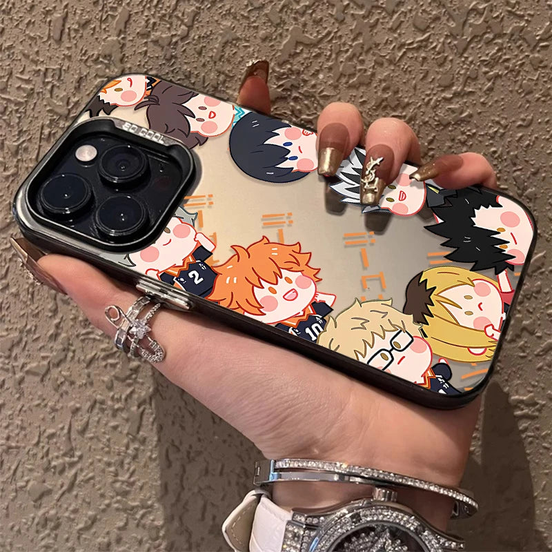 Handsome Anime Haikyuu Hot Hard Case for iPhone 16E 11 12 16 15 14 13 Pro Max XS X XR Plus 8 7 SE 2020 Shockproof Matte Cover PC