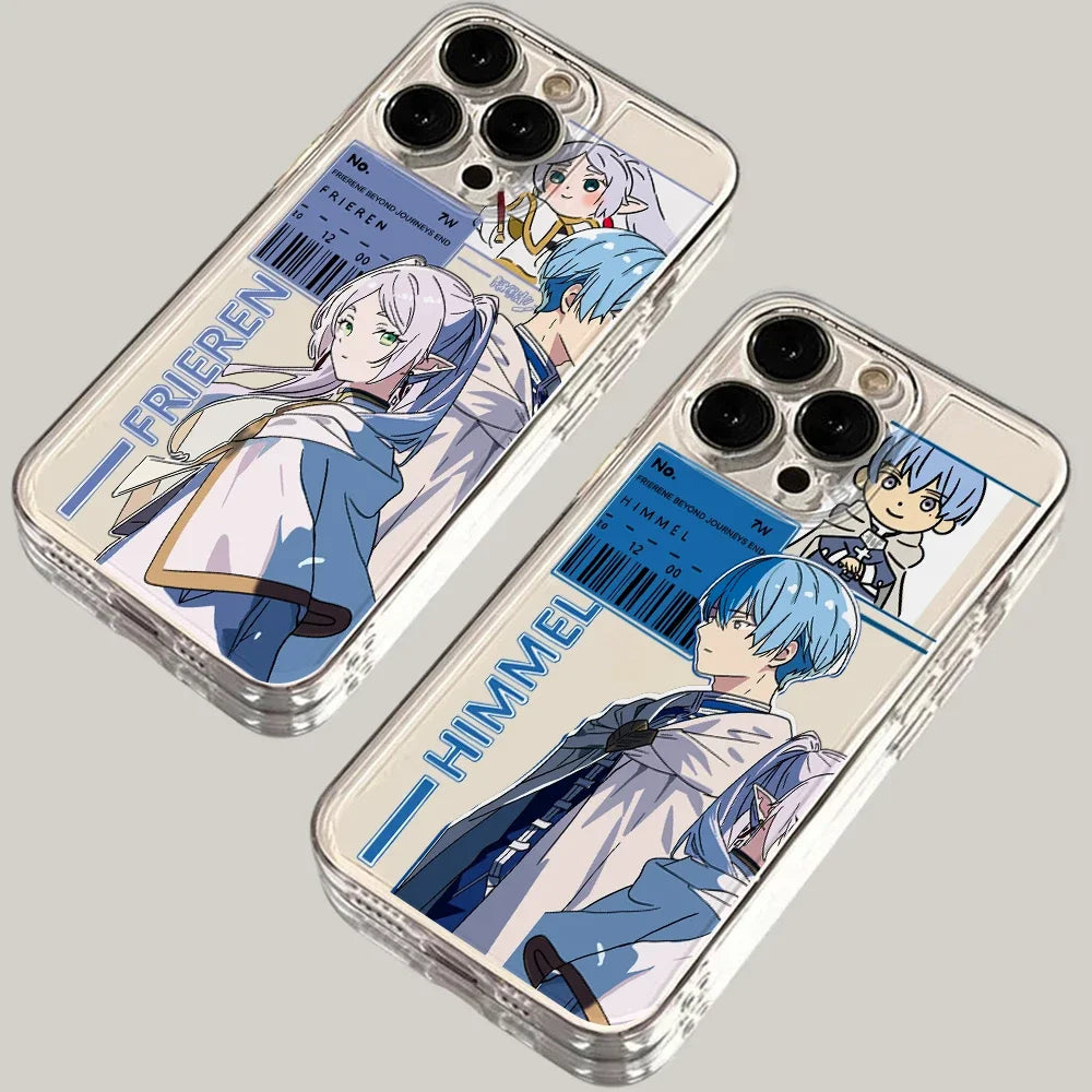 Frieren: Beyond Journey's End Phone Case for Couples For iPhone 16 e 15 14 13 12 11 Pro Max Plus Mini X XS XR SE 2020 2022