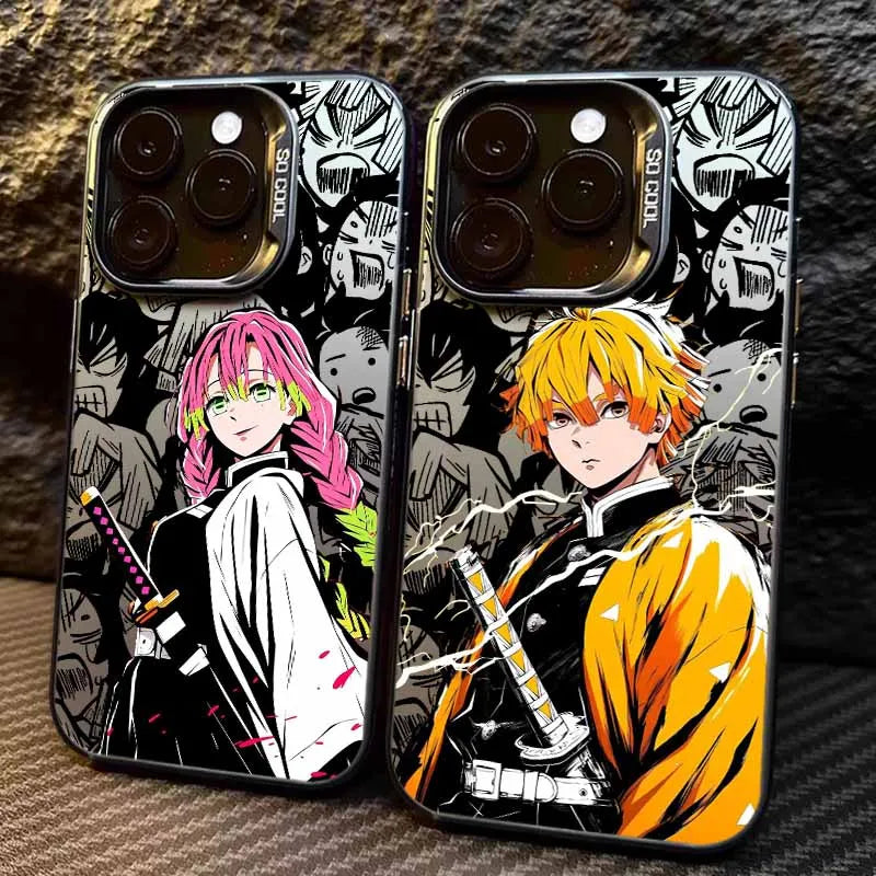 Demon Slayer Anime Cute Cover For Apple iPhone 17 Air 16E 16 15 14 13 12 mini Pro Max Plus Colorful Phone Case