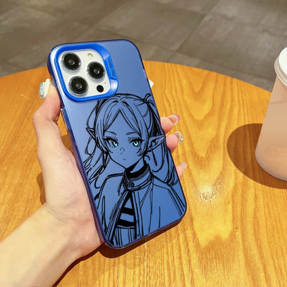 FrierenS BeyondS Journey's End Phone Case Phone 17 16e 16 15 14 13 12 11 mini Pro Max X XR 7Air Plus Anti Fall Matte Back Cover