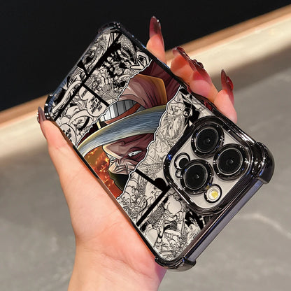One P-Pieces L-Luffies Phone Case for iPhone 17 Air 16 15 14 Plus 13 12 11 Pro Max X Xs XR 8 e Anti-drop Transparent Soft Cover