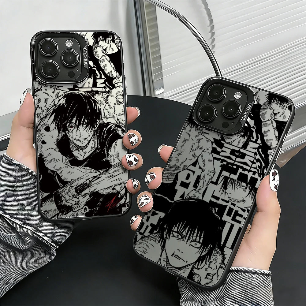 F-Fushiguro T-Toji Phone Case For iPhone 17 16e 16 15 14 13 12 11 mini Pro Max X XR XSMAX 8 7 Air Plus Anti Fall Matte Cover