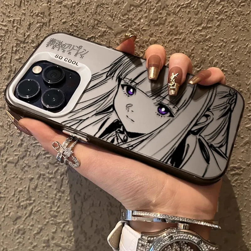 Anime FRIERENS Cute Phone Case For iPhone 17 16e 16 15 14 13 12 11 mini Pro Max X XR XSMAX 8 Air Plus Anti Fall Matte Back Cover